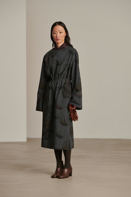 Cyclades dress - Anthracite Grey - Wool - Women