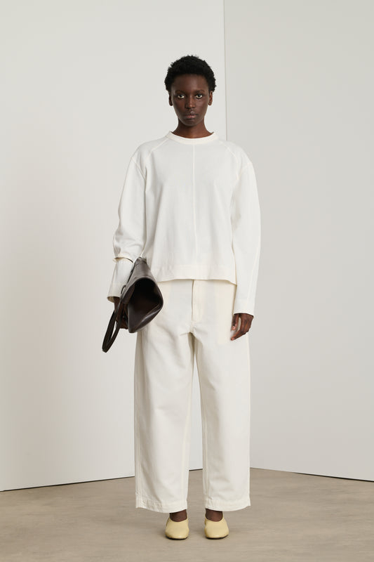 Clovis trousers - Ecru - Cotton - Women