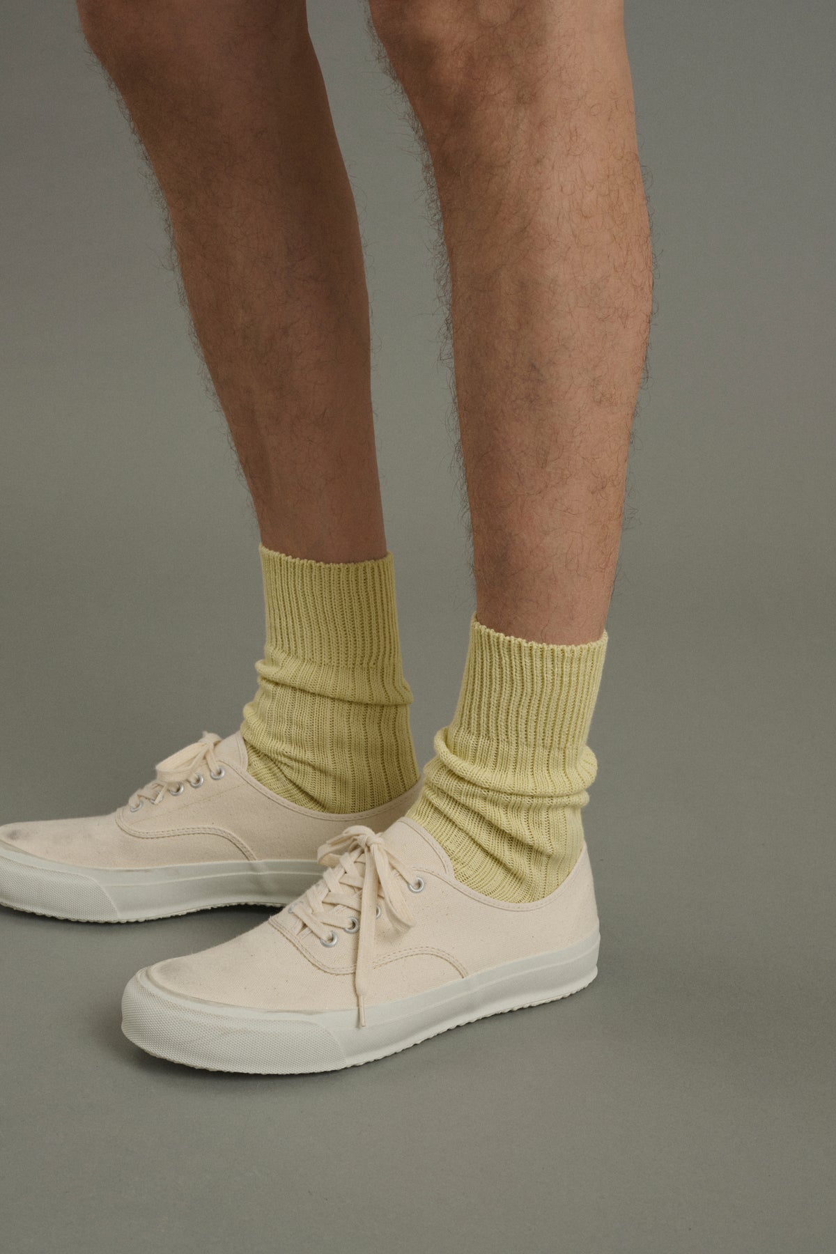 Barth socks - Pale Yellow - Cotton - Men