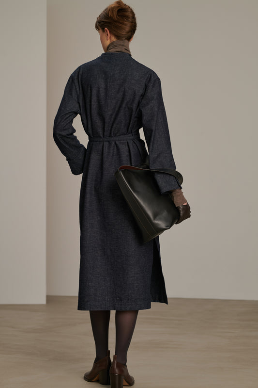 Carla dress - Blue/Black - Cotton - Women