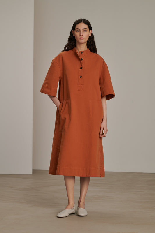 Brook dress - Orange - Cotton - Women