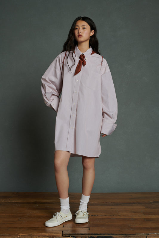 Robe Autriche - Marron/Écru - Coton - Femme