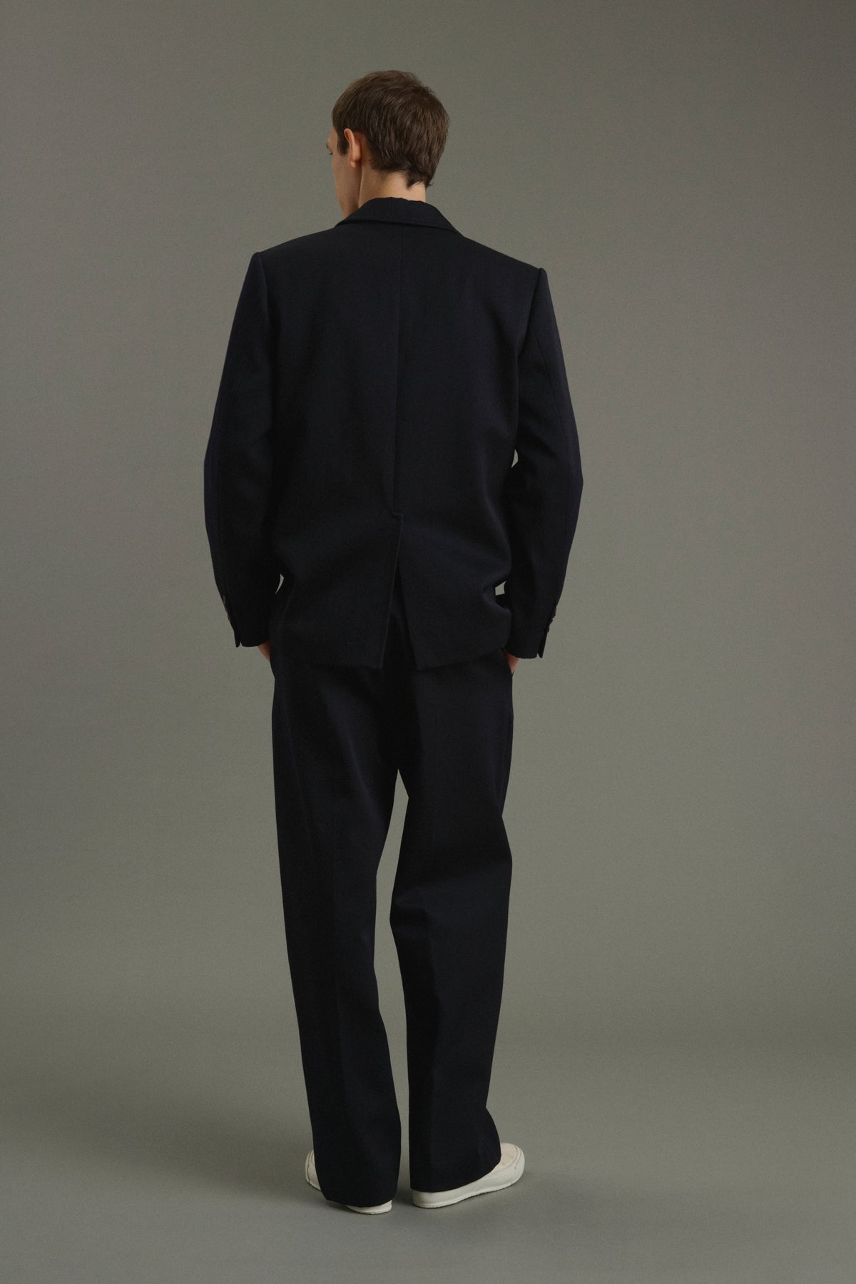 Trousers Antonin - Dark Navy - Wool - Men vue 7