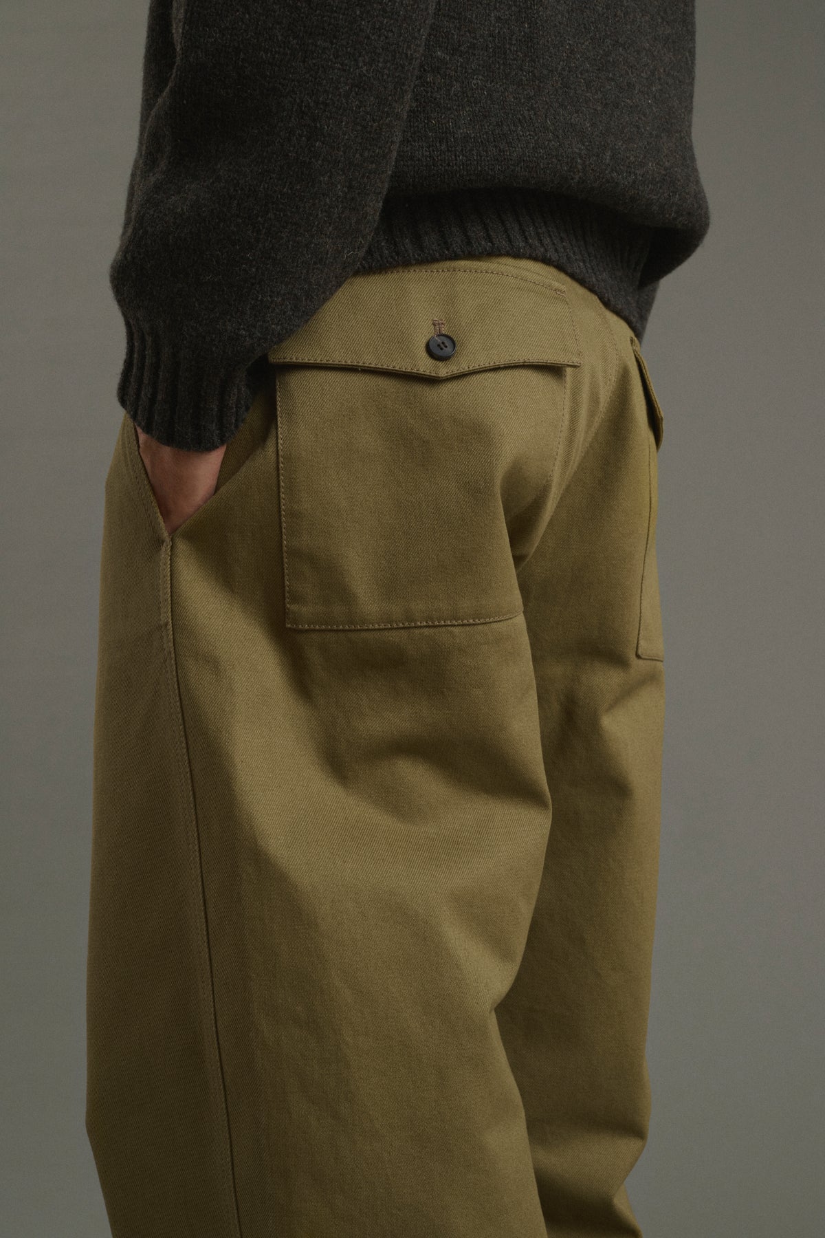 Chet trousers - Beige - Cotton - Men