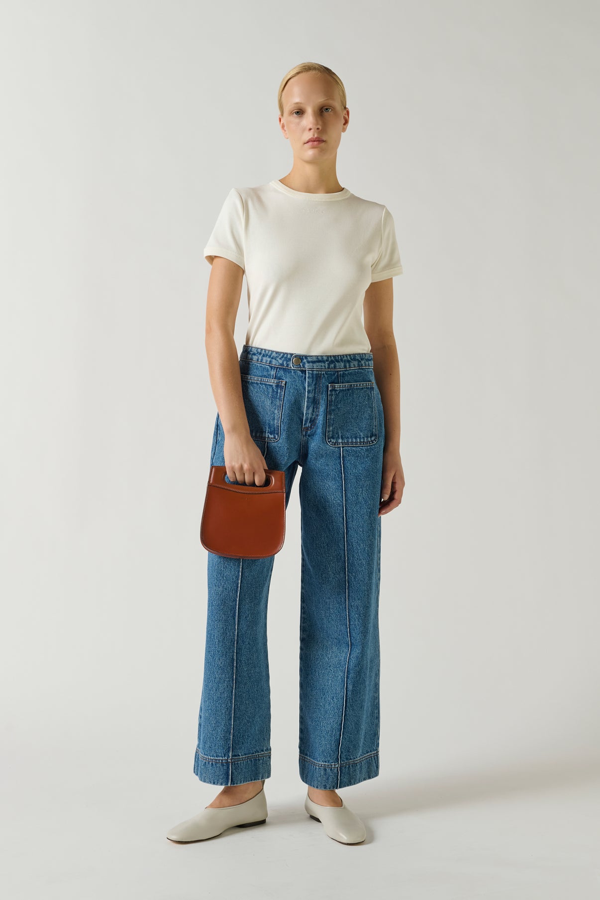 Sac Cheri Mini - Cognac - Cuir - Femme vue 2