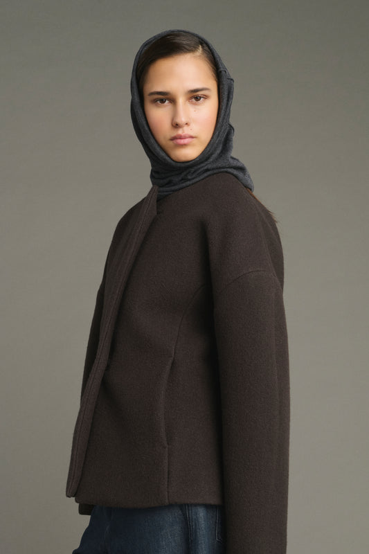 Lune collar - Anthracite Grey - Wool - Women