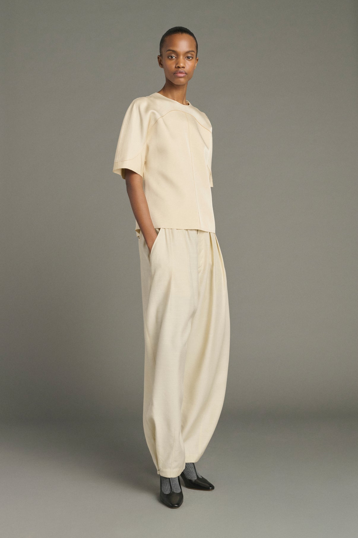 Vernon trousers - Ecru - Women vue 1