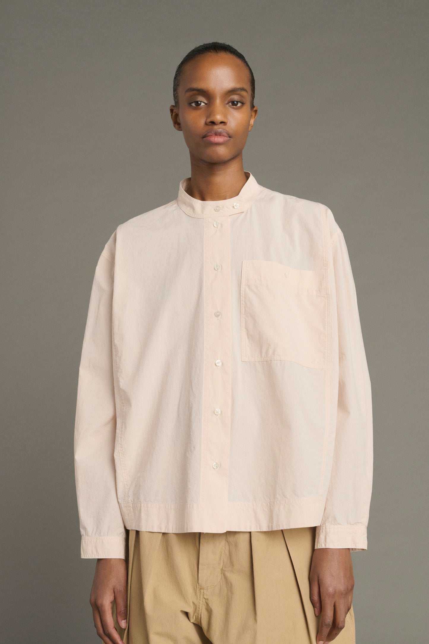 Chypre shirt - Powdery Beige - Cotton - Women