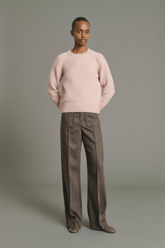 Harold Trousers - Marron Glacé - Wool - Women