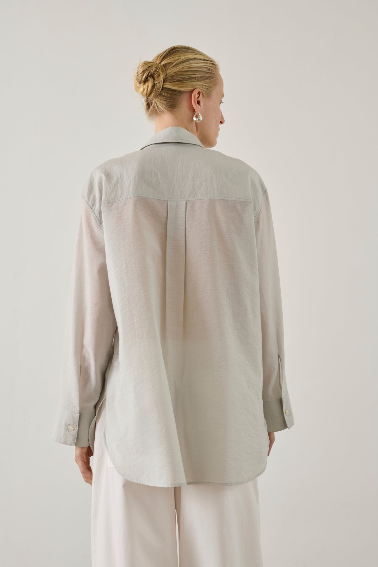 Francesca shirt - Light Grey - Women vue 4
