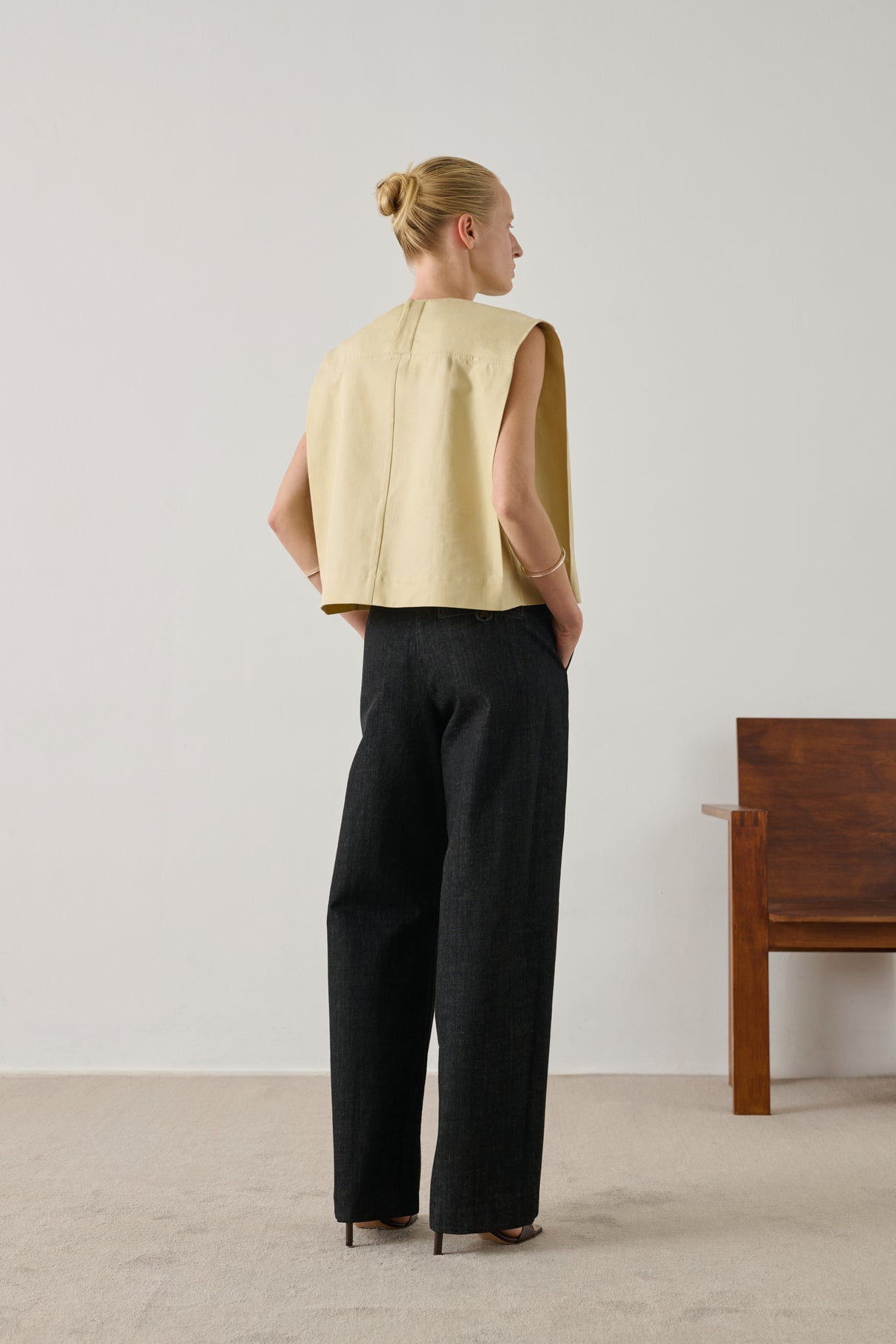 Blair jeans - Raw Black denim - Cotton - Women vue 2