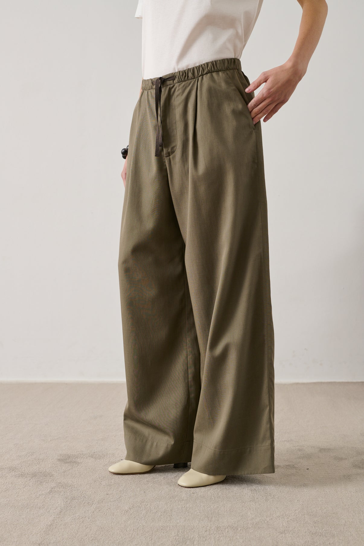 Hugues Trousers - Taupe - Women vue 3