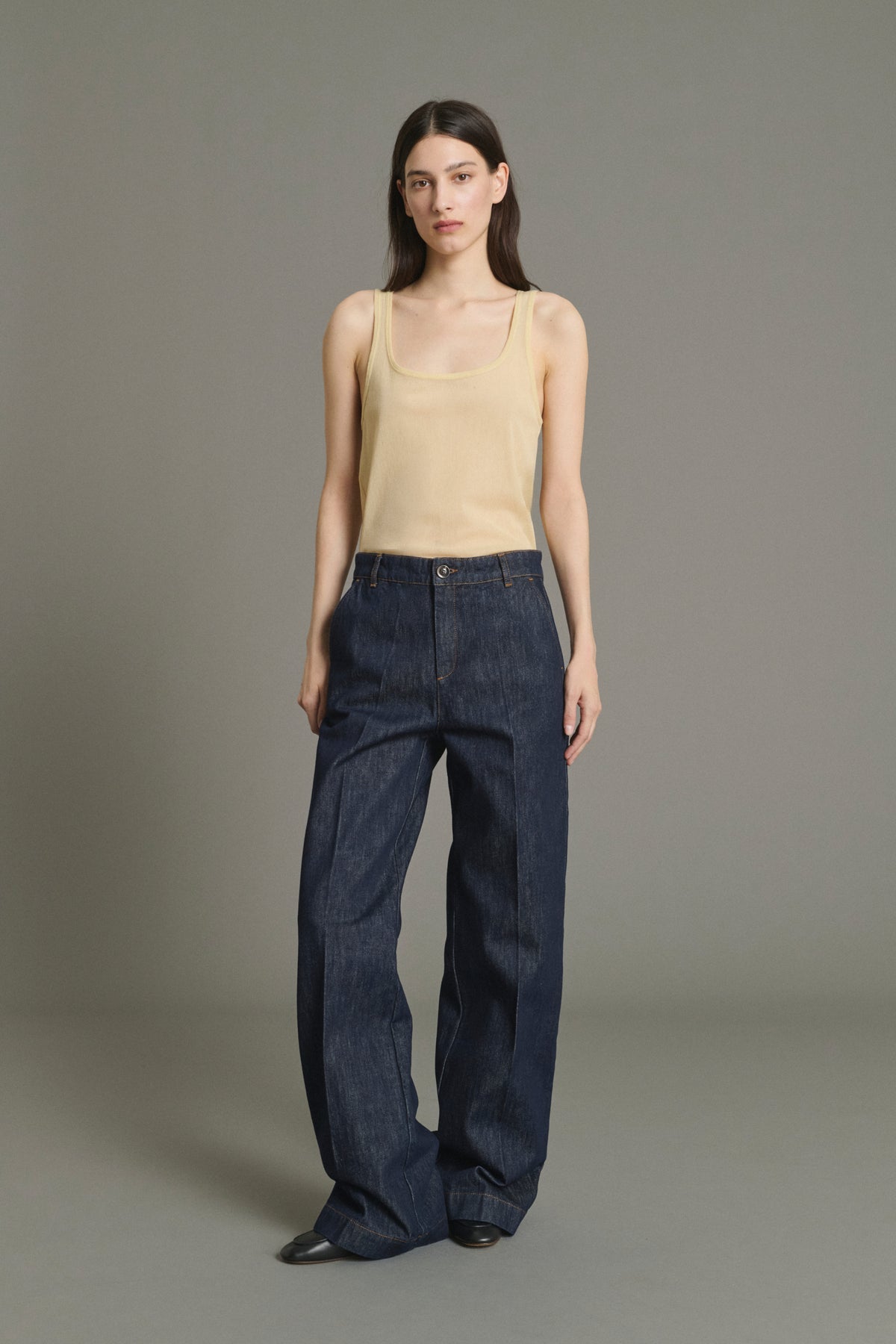Jeans California - Raw Denim Flared Femme - Soeur