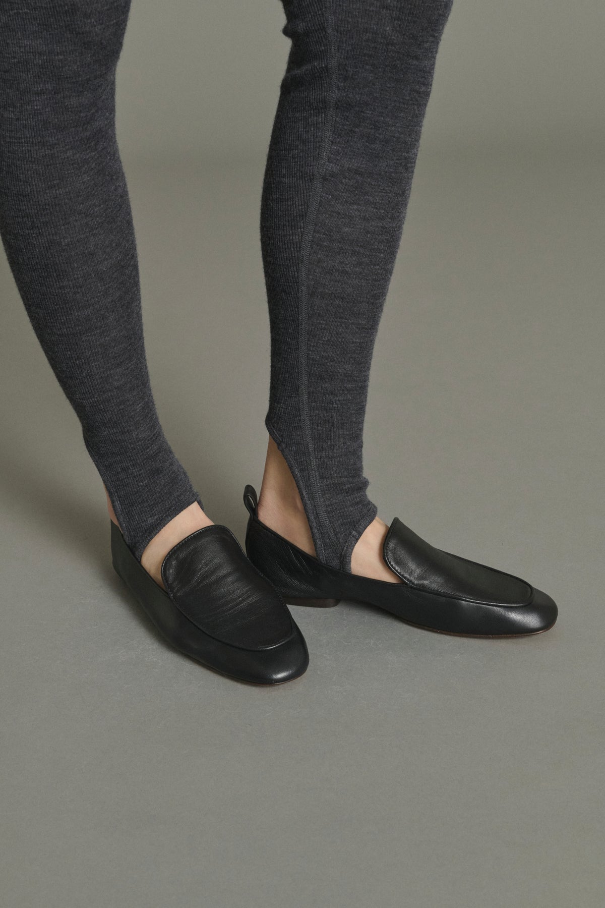 Jen Legging - Anthracite Grey - Wool - Women vue 5