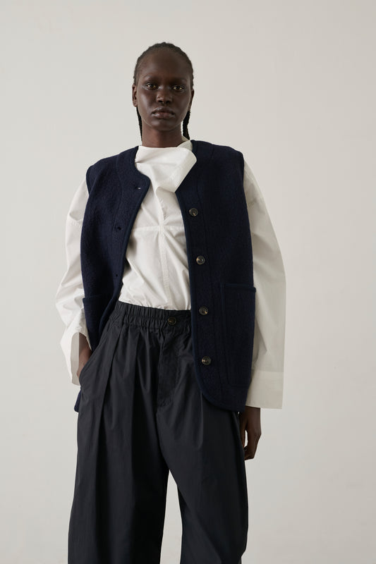 Veste Chicago - Navy - Laine - Femme