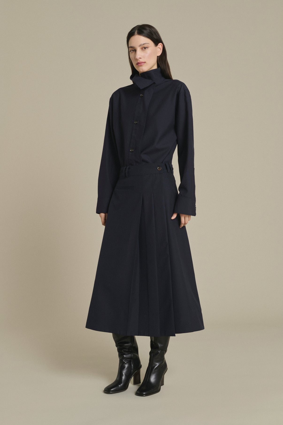 Skirt Varna - Midnight Blue - Women vue 1
