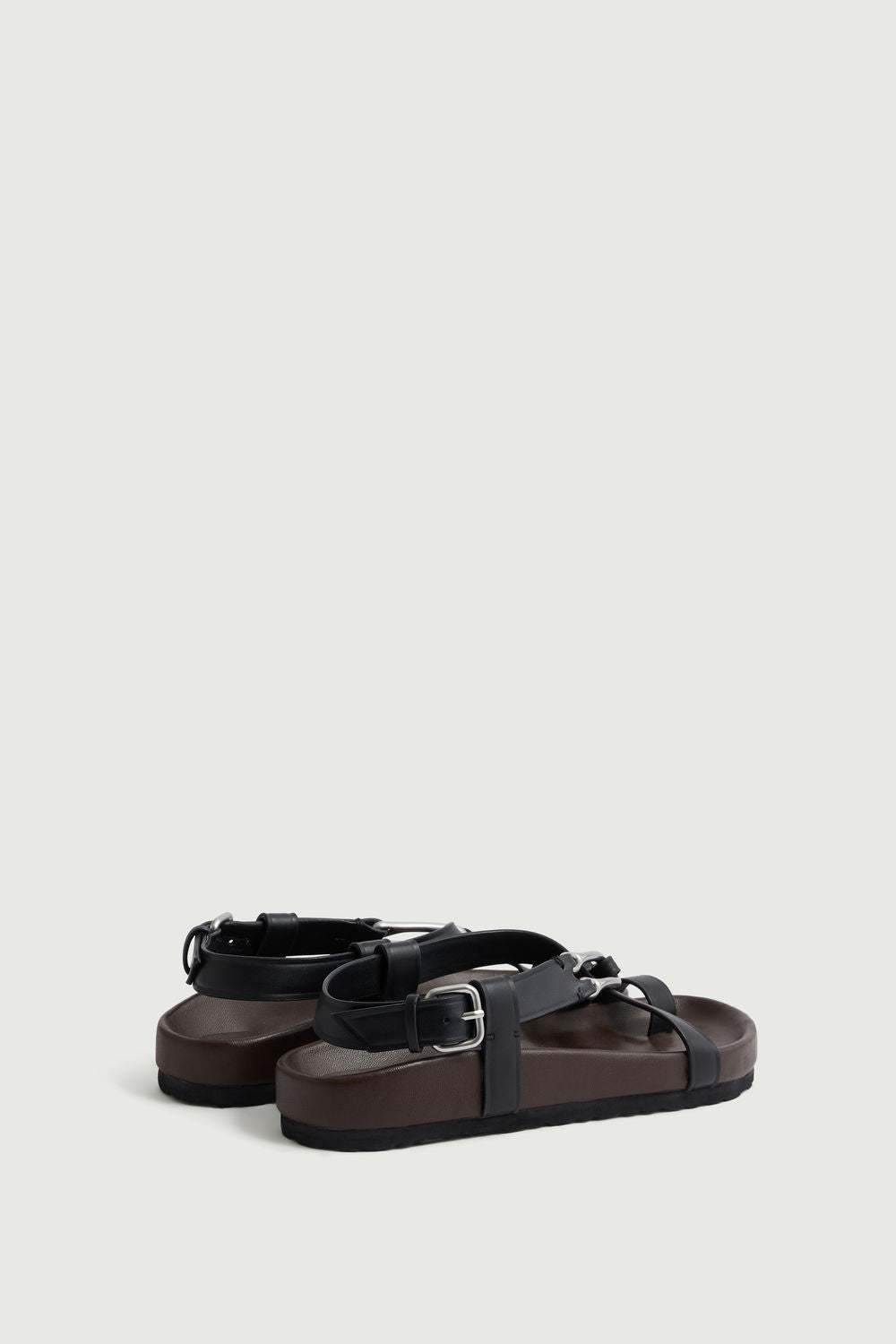 Sandales Cadaques - Noir - Cuir - Femme
