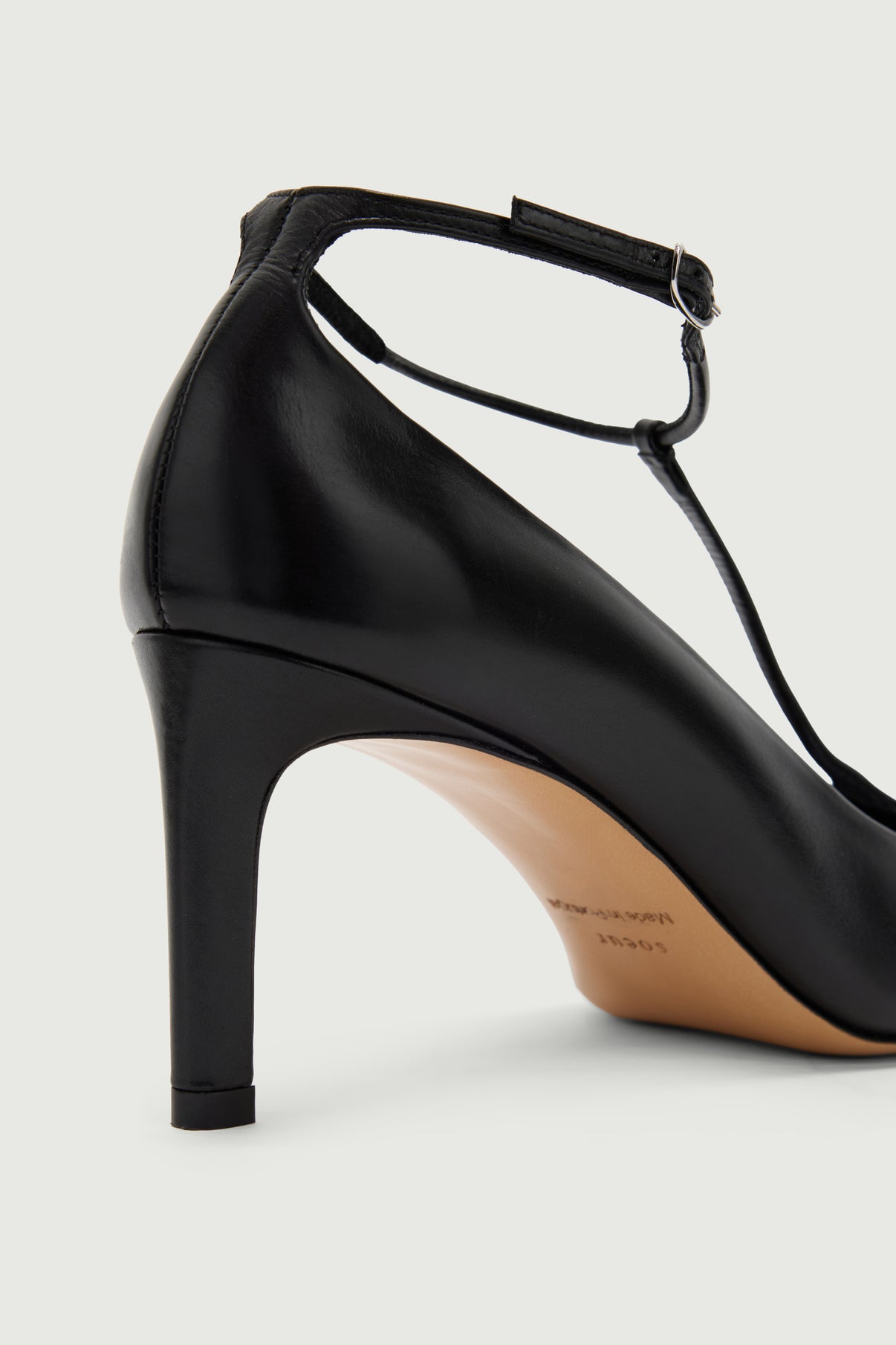 Albie heels - Black - Leather - Women vue 4