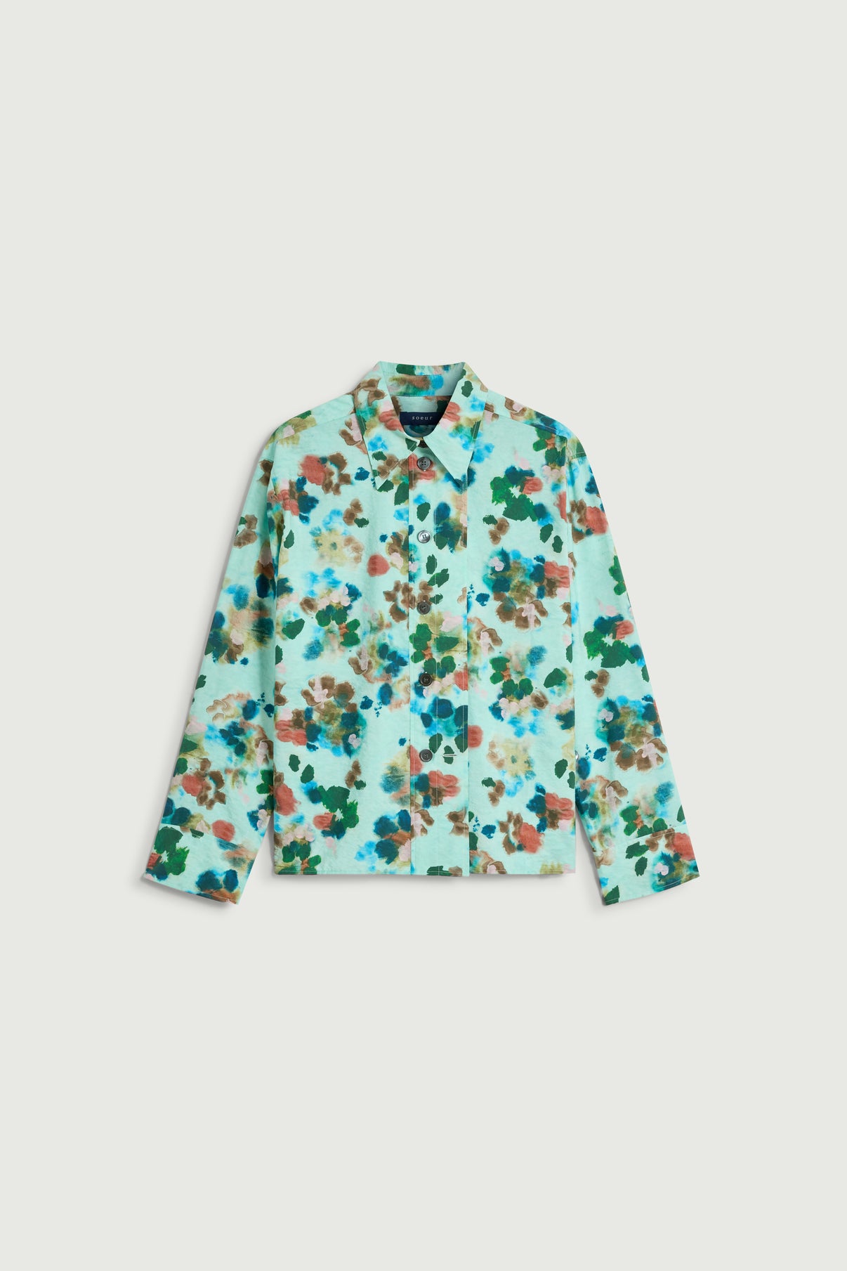Shirt Lepic - Turquoise - Silk - Women vue 6