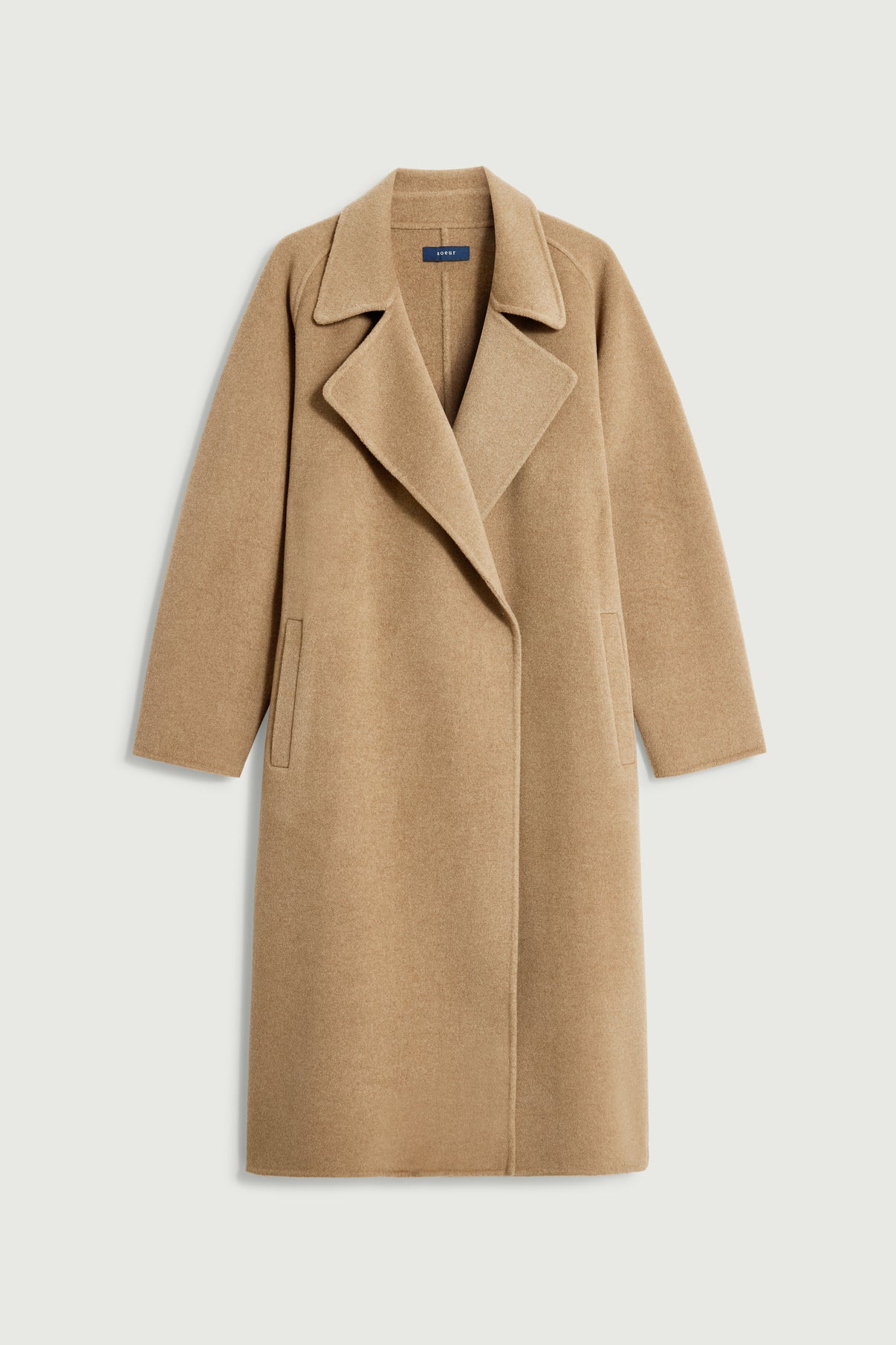 Harvard coat - Camel Marl - Wool - Women vue 6