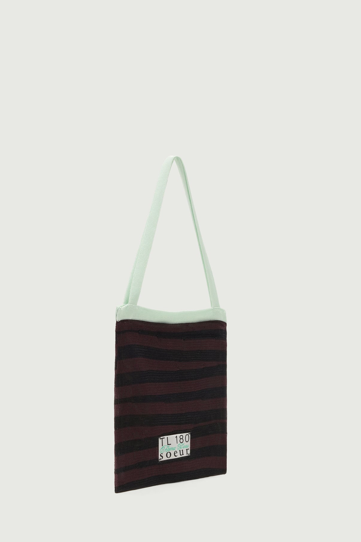 Lola mini chocolate and black knit bag Soeur & TL180 - Soeur vue 3